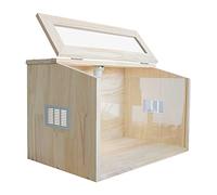 Terrarium pour Reptiles, Terrarium for Reptiles, Tortue, réservoir, Cylindre terrestre, Escalade, Marron, 60x40x40 cm