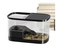 Terrarium pour reptilien - 31 cm Gehege | Zuchtbox für Vogelspinne Gecko und Schlange, robuste ABS Kleintierkäfig für Chamäleon und Spinne Indoor Habitat mit Belüftungslöchern