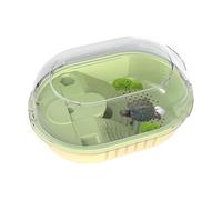 Terrarium pour tortue - Réservoir pour tortues avec couvercle | Aquarium pour reptiles, habitat pour tortues, habitat pour animaux domestiques, plateformes d'escalade et de bain de soleil, empêche de