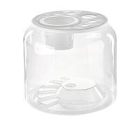 Terrarium pour tortues - Résine - Réservoir spacieux - Le design du couvercle polyvalent permet de changer facilement l'eau et la nourriture et d'observer facilement ce qu'il est pour la reproduction