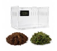 Terrarium pr Reptiles en Acrylique, 20x12x12cm + kit | vertures d'aération, Vivarium pr , d'iectes, Pr écoles familles