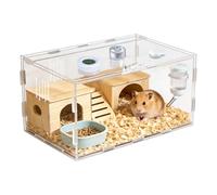 Terrarium Reptile | Affichage Clear 360 Degree View - Reptile Enclosure Kit - for Small Pet Animals Like Leopard Geckos Indoor Home Display
