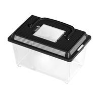 Terrarium Tortue Conteneur portatif for Tortues for l'observation de la boîte d'alimentation des(Grand)