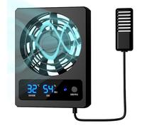 Terrarium Vent Fan - Silent Smart, Degree Control | Ventilateur d'habitat chelonien, Dispositif de LED pour Snakes lézards Amphibiens, kit d'environnement Box, créatures Climat vivé