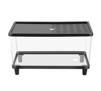 Terrarium Vivarium Insecte Boîte d'alimentation for Reptiles, Cage D'habitat for Animaux, for Lézard Dragon Barbu Boîte d'alimentation(30x19.5x2cm)