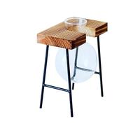 Terrariums de plantes de bureau avec support en bois pour station de propagation élégante en verre transparent pour culture hydroponique