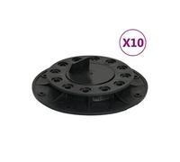 Vidaxl Pieds De Terrasse Réglables 10 Pcs 20-30 Mm