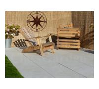 Terrasse beton ivoire 18 m² - 36 dalles
