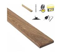 Terrasse en bois - DECKIBOIS - Pack complet 25m² CUMARU - Facile à installer