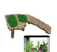 Terrasse tortues, zone de soleil pour réservoir de tortues, île d'escalade antidérapante, lieu de repos, décoration d'aquarium pour grenouilles, lézards, ames barbus