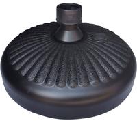 Terrasses Base Round Sand Injection Beach Pillar pour l'extérieur - Noir