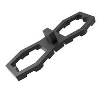 Terrassfix Lot de 200 entretoises pour lames de terrasse - Espacement entre les lames de 6 mm - 200 entretoises pour environ 14 m² de terrasse - Transmission de charge jusqu'à 10 tonnes