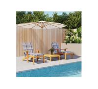 Terrasstoelkussens 2 st ruitpatroon oxford stof grijs361998