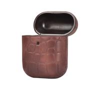 TerraTec Air Box - Étui pour casque d'écoute - polycarbonate - Stone Brown - pour Apple AirPods (1ère génération, 2ème génération)