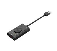TerraTec AUREON Carte Son Externe USB 5.1 2 en 1 USB stéréo avec contrôle du Volume et contrôle du Volume Plug & Play pour PC, Ordinateur Portable, Tablette, MacBook