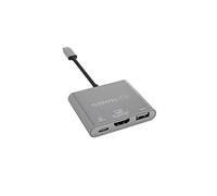 Adaptateur USB 2.0 CONNECT C3 251736 [1x USB-C mâle - 1x HDMI femelle, USB-C femelle, USB 3.0 femelle type C] 1 pc(s)