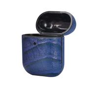 TERRATEC Étui AirPods AirBox Motif crocodile Bleu