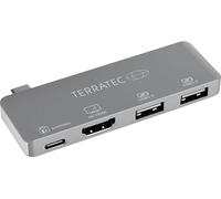 Terratec Station daccueil USB-C® CONNECT C4 Convient pour les marques: universel