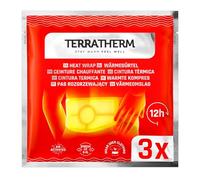 TerraTherm Ceinture chauffante - 12h de chaleur profonde bienfaisante - Taille S-XL, 3 ou 8 unités - activée par l’air, entièrement naturel - idéal pour le dos et le bas-ventre - 3 unités