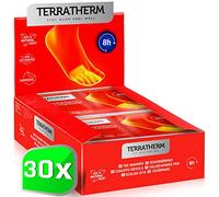 TerraTherm Chauffe Pieds - activé par l'air - 8 Heures de Chaleur - 5, 10 ou 30 Paires - chaufferette Pied Adaptable à Tout Type de Chaussure, 30 Paires