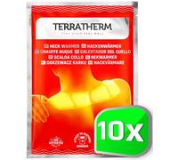 TerraTherm Patch chauffant nuque, épaules et cou - 8 h de chaleur profonde bienfaisante - patch autochauffant - chauffe-nuque, chauffe-épaules - activé par l’air - 10 unités
