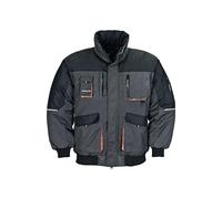 TERRATREND Blouson de pilote taille XL gris foncé/noir/orange 65 % PES / 35 %...