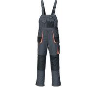 TERRATREND Pantalon pour hommes taille 54 gris foncé/noir/orange 65 % PES / 3...
