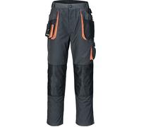 TERRATREND Pantalon pour hommes taille 60 gris foncé/noir/orange 65 % PES / 3...
