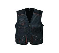 Terrax Veston taille 50 gris foncé/noir/orange 65 % PES / 35 % CO TERRATREND Quantité:1