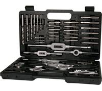 TERRAX by RUKO Jeu d'outils de taraudage 45 pces HSS dans un coffret plastique - A245021