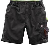 TERRAX Short pour homme taille 54 noir/limette 65 % PES / 35 % coton