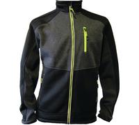 Veste polaire tricotée taille M vert foncé/noir/citron vert TERRAX