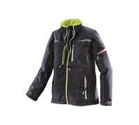 TERRAX Veste en softshell Workwear taille XXL noir/limette 100 % PES