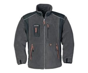 Terrax Veste polaire taille XL gris foncé/noir/orange 100 % PES 1 un. TERRATREND Quantité:1