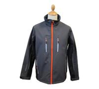 Terrax Veste Softsclair taille L gris foncé/noir 100 % PES Quantité:1