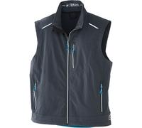 Terrax Workwear Arbeitgilet Anthrazit/Pertrol 3XL