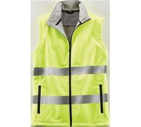 Terrax Workwear Gilet de sécurité jaune En 20471 réfléchissant