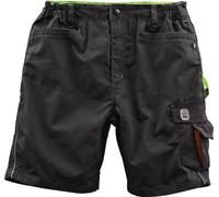 TERRAX Short pour homme taille 50 noir/limette 65 % PES / 35 % coton