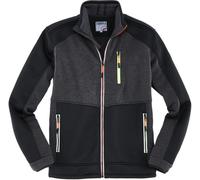 Terrax Workwear Veste polaire tricotée Noir/Limette/Orange L