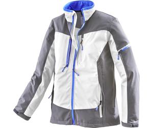 Terrax Workwear Veste softshell blanc/royal XL