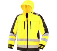 Terrax Workwear Veste Softshell haute visibilité jaune S