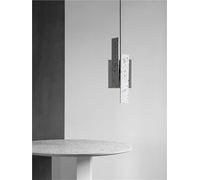 Terrazzo Art Deco Pendant Lights E27 Bulb Dining Room Kitchen Lamp Black Gray Pink Stone Wire Length Adjustable