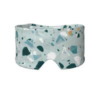 Terrazzo Cache-yeux et oreilles occultants à imprimé marbre pastel pour le sommeil et le sommeil pour adultes, enfants, hommes et femmes