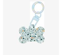 Terrazzo Décoration en acrylique pour chien Motif marbre pastel