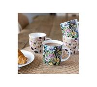 Terrazzo Floral Mug Porcelaine 42.5 cl KitchenCraft - Les 4 SC