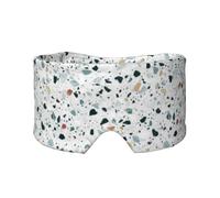 Terrazzo Marbre Pastel,Masque pour les yeux bloquant la lumière Cache-yeux et cache-oreilles pour le sommeil