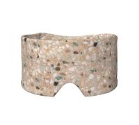Terrazzo Pierre Naturelle,Masque pour les yeux bloquant la lumière Cache-yeux et cache-oreilles pour le sommeil