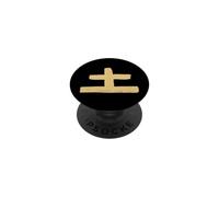 Terre (Chinois) Élément - Caractère/Encre Logo PopSockets PopGrip Adhésif