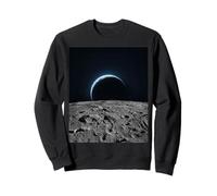 Terre Croissant Horizon Vue Astronomie Astrophysique Scène Sweatshirt