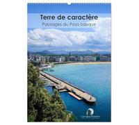 Terre de caractère - Paysages du Pays basque (Calendrier mural 2027 DIN A2 horizontal), CALVENDO calendrier mensuel: Un voyage visuel à travers la ... océan sauvage et villages authentiques.